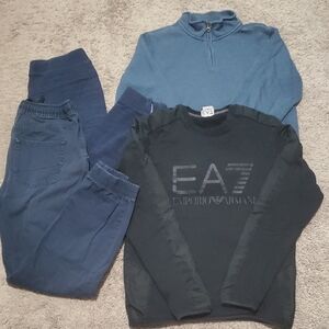 Bundle of 4 items 2 Casual Bottoms and 2 sweaters